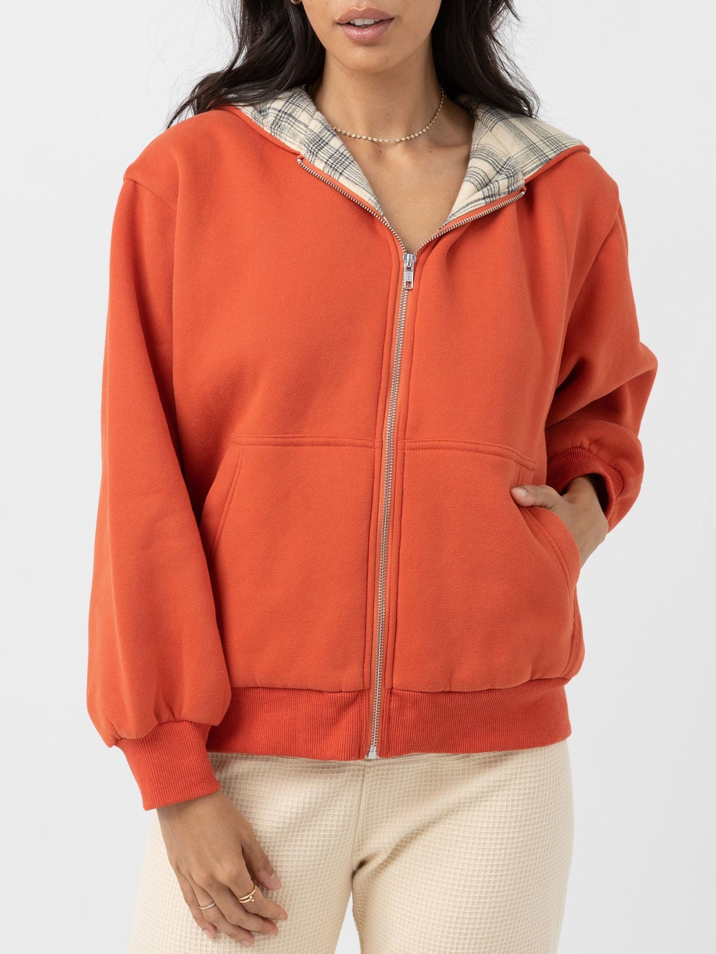 Rhythm Zip Ocean Beach Women Hoodie Fall 2023 | EMPIRE