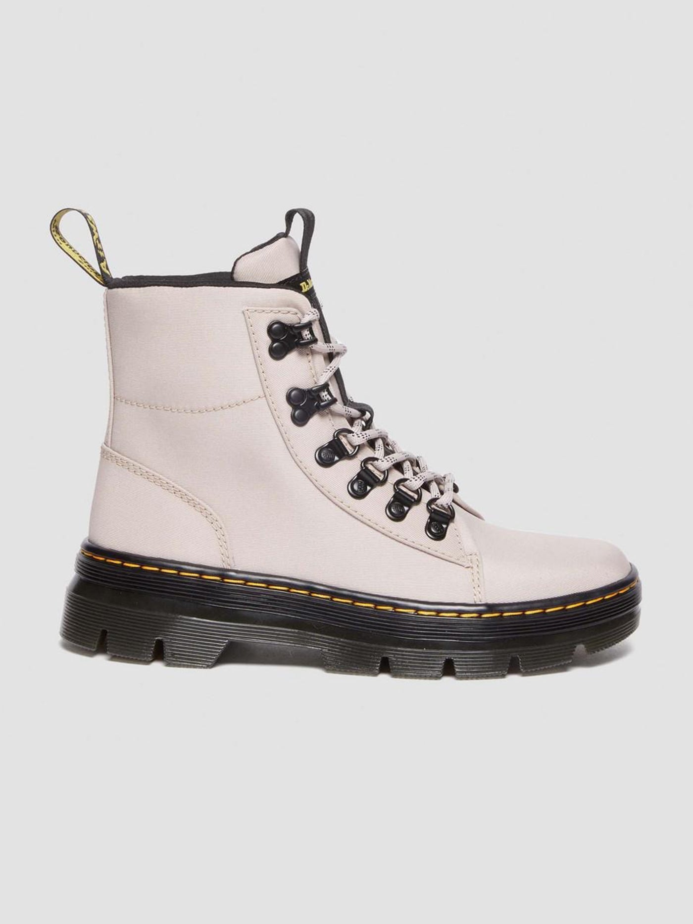 Dr. Martens Combs W Poly Twill Vintage Taupe Boots Fall 2023 | EMPIRE