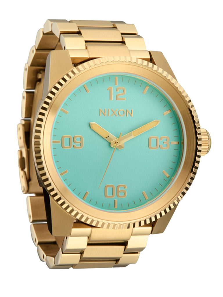 Nixon Corporal SS Chateau 90 Gold/Turquoise/Gold Watch EMPIRE