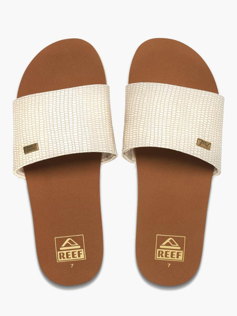 Reef Bliss Nights Women Slide White/Tan Sandals Spring 2024