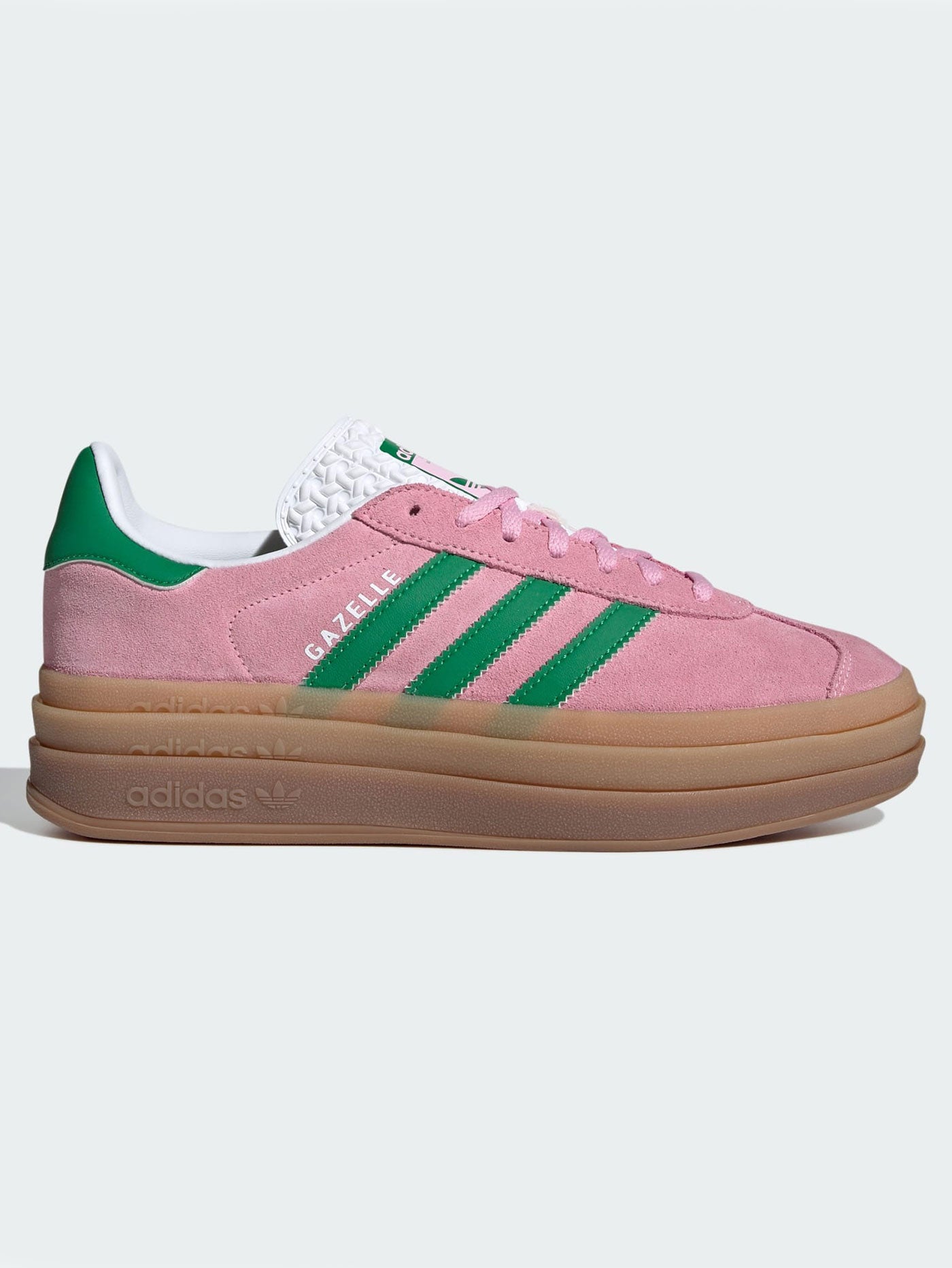 Adidas Gazelle Bold Pink/Green/White Shoes