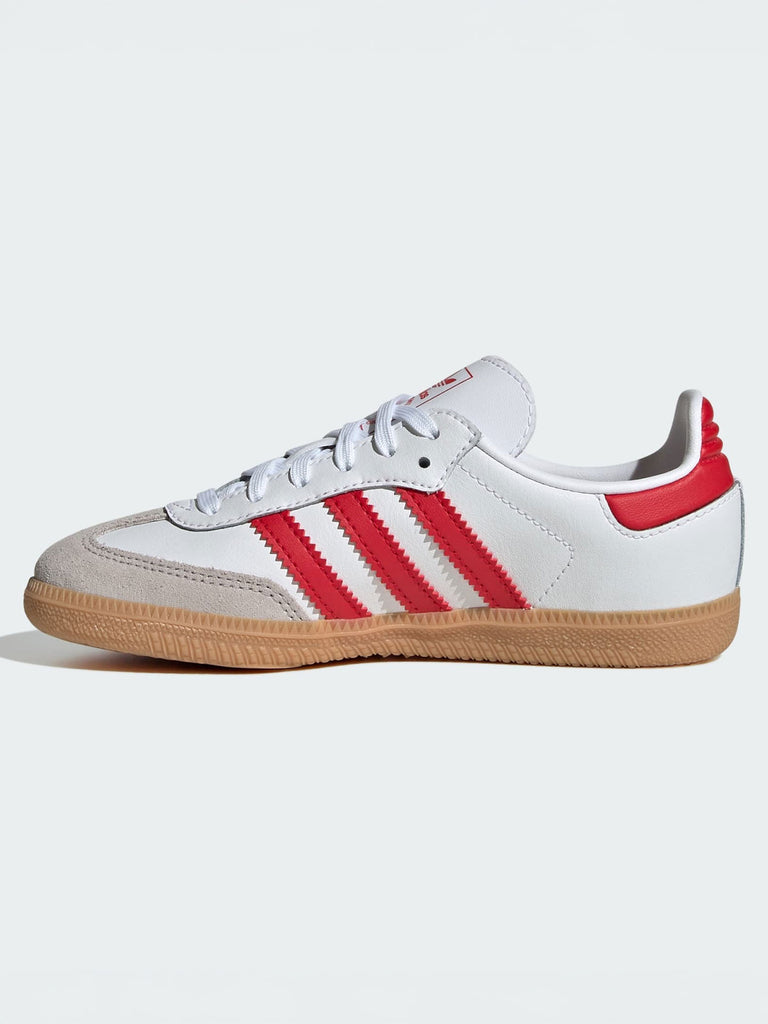Adidas Samba Og White/Better Scarlet/Gum Shoes Fall 2025