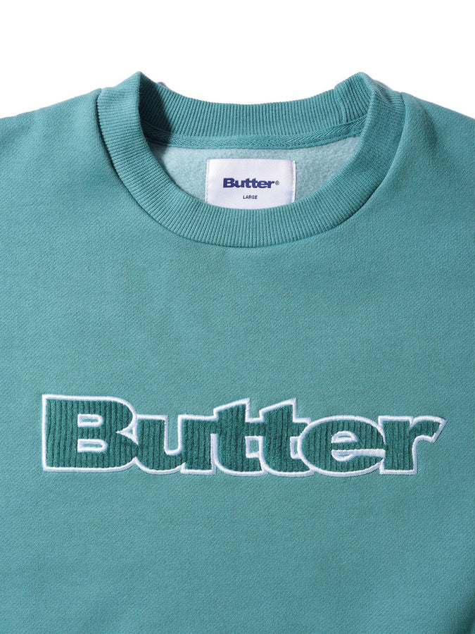 Butter Goods Cord Logo Crewneck Sweatshirt Holiday 2023 | JUNGLE WOOD