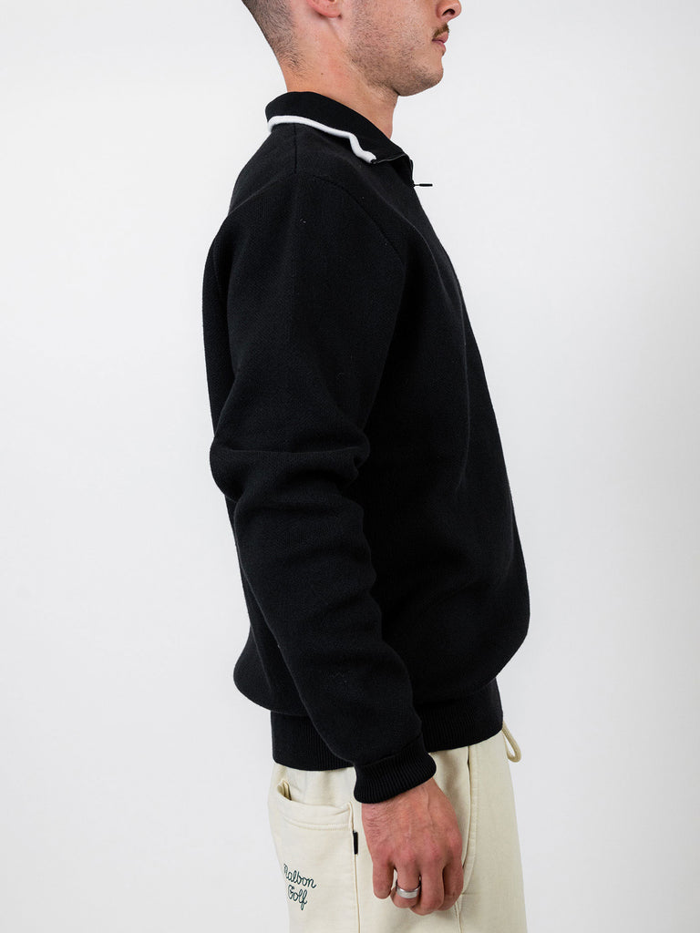 Malbon Evergreen Sorrel Quarter Zip Sweater | EMPIRE