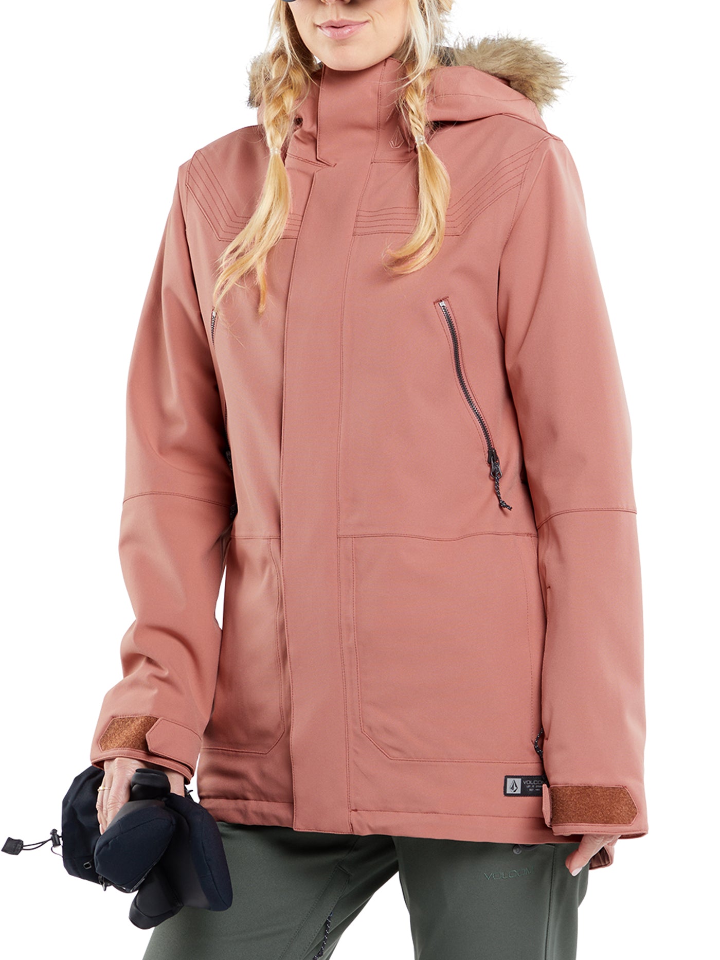 Volcom pink clearance jacket