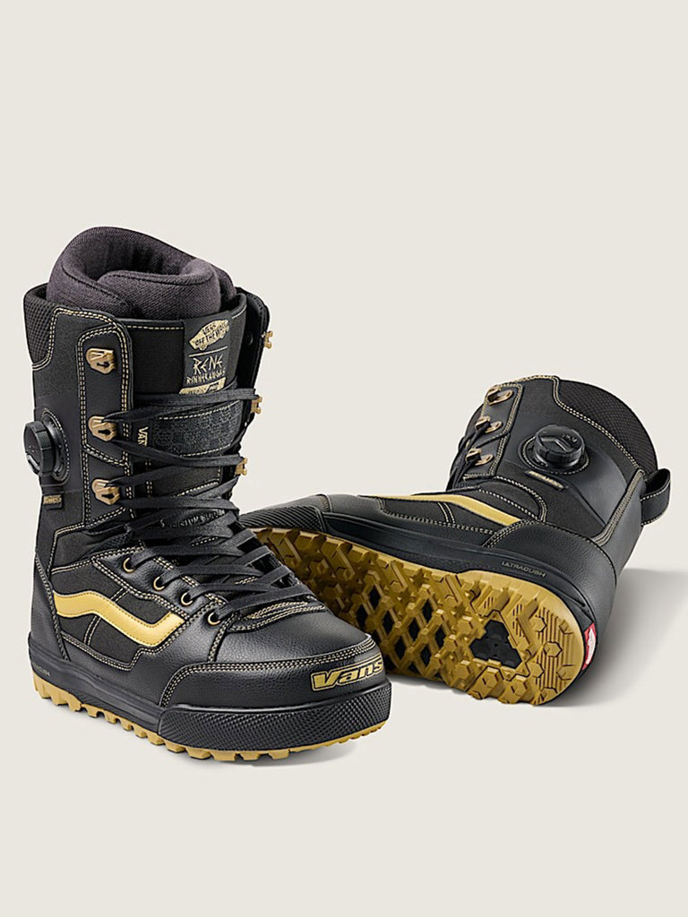 Vans Invado Pro Black/Gold Snowboard Boots 2026 | EMPIRE