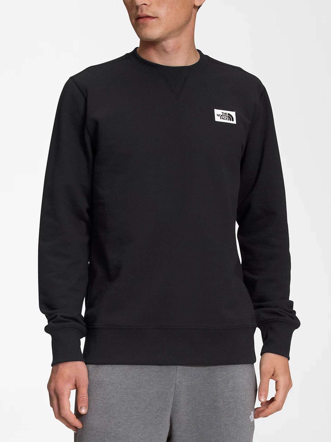 THE NORTH FACE Evolution Mens Mock Neck Sweatshirt - BLACK