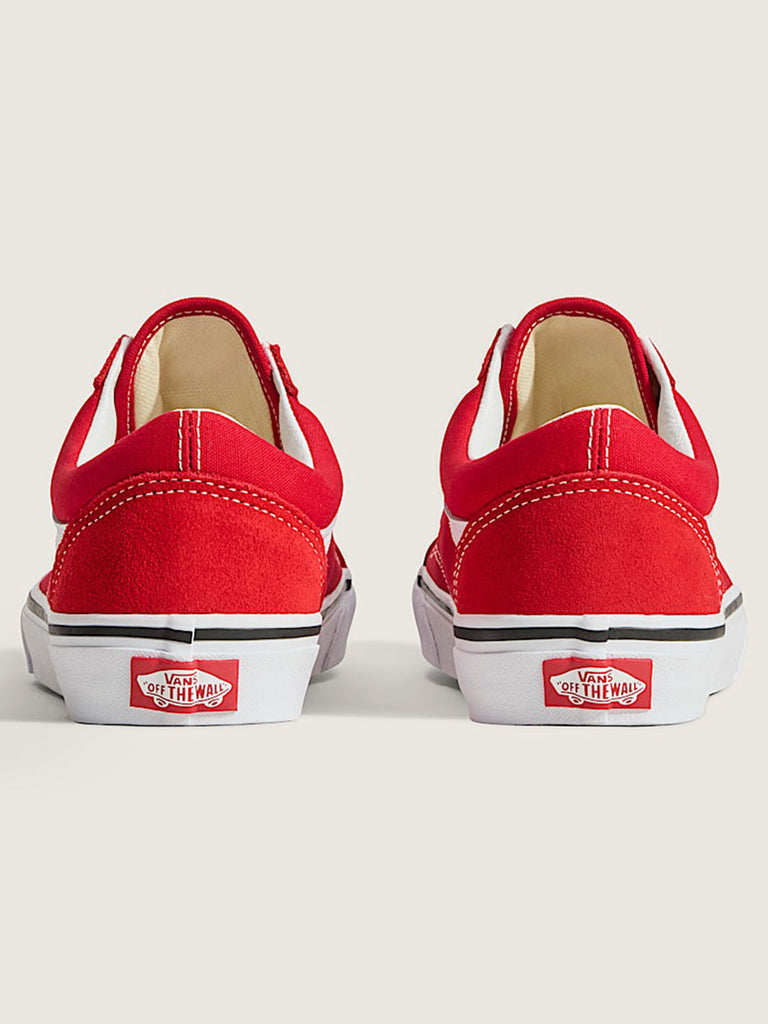 Red Vans Shoes Vans Old Skool Rouge Et Blanc Souliers Vans Old