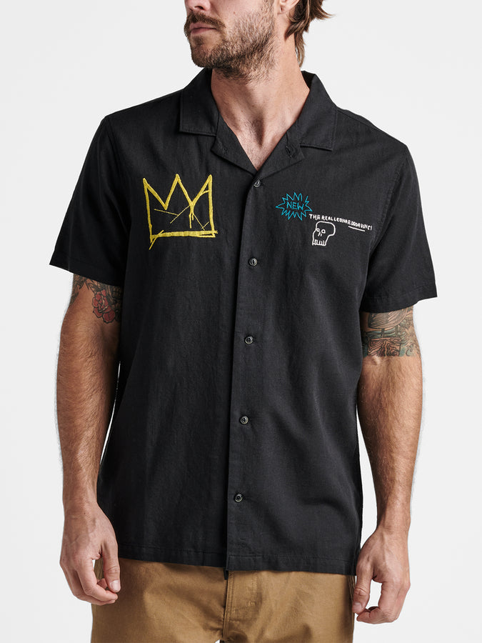 Roark x Basquiat Gonzo S/S Buttondown Shirt Spring 2024 | BLACK (BLK)