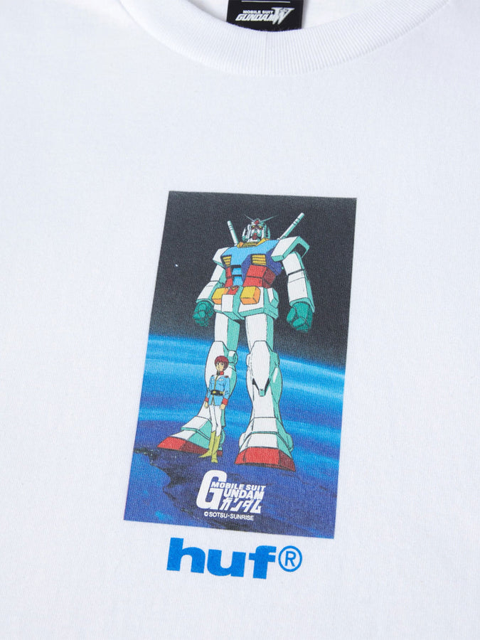 Huf x Mobile Suit Gundam RX-78 T-Shirt Spring 2024 | WHITE