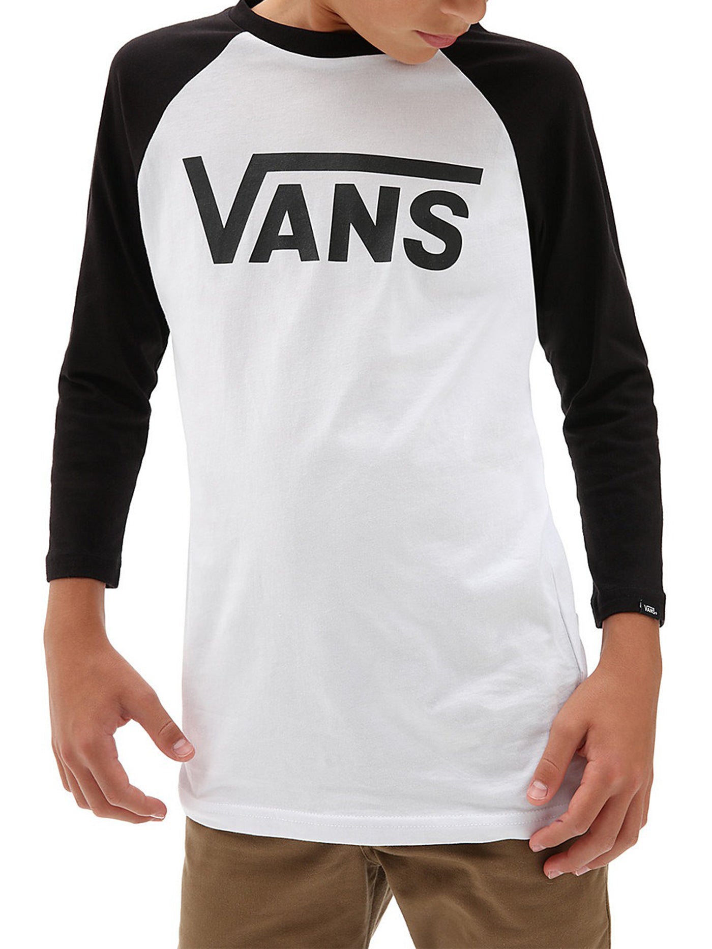 Roblox Magliette Vans Logo Raglan Vans Long Sleeve Shirt Boys Vans