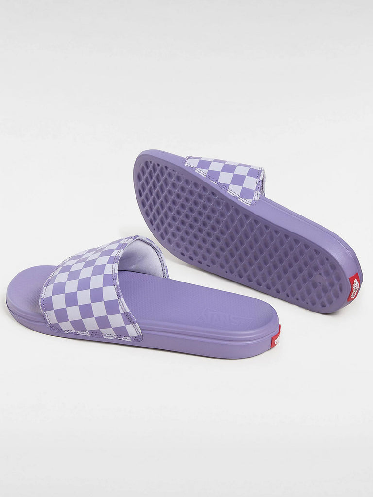 Sandals Pink Checkered Vans Slides Vans Slides Checkerboard Double