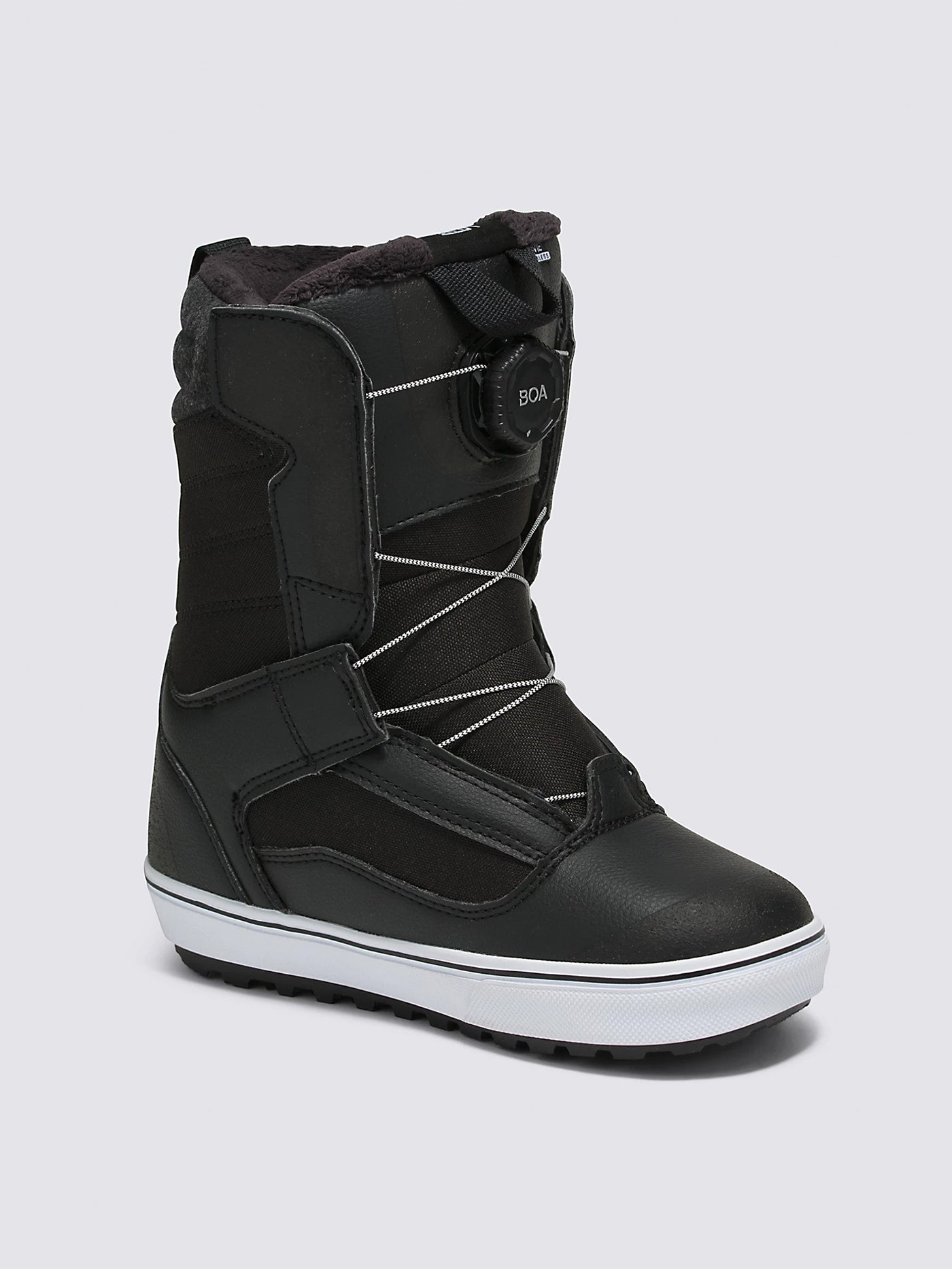 Juvie Linerless Black/White Snowboard Boots (Youth 7-14)
