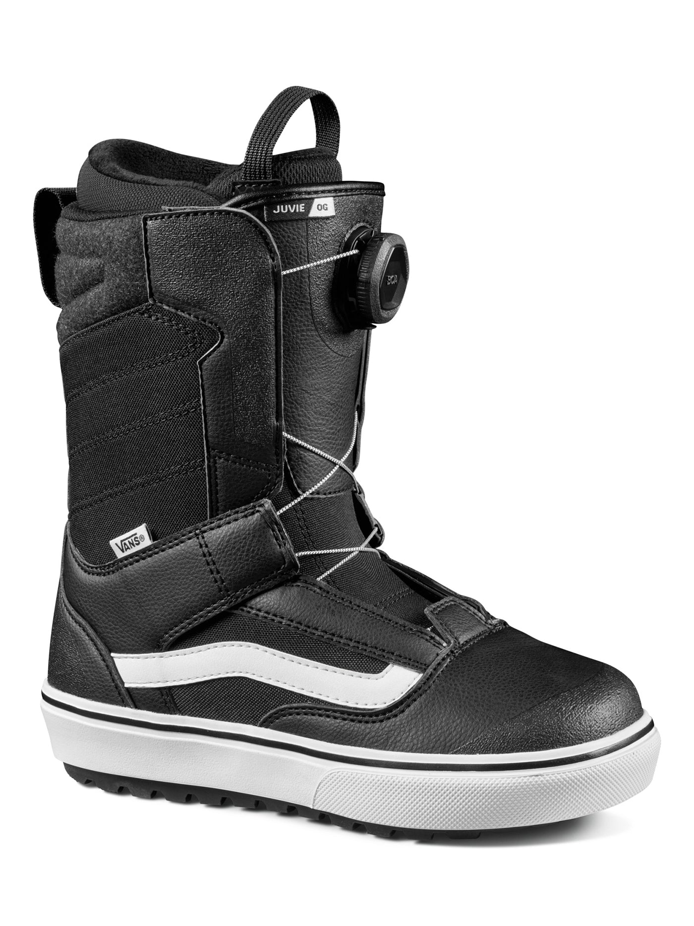 Vans Juvie OG Black/White Snowboard Boots 2024 | EMPIRE