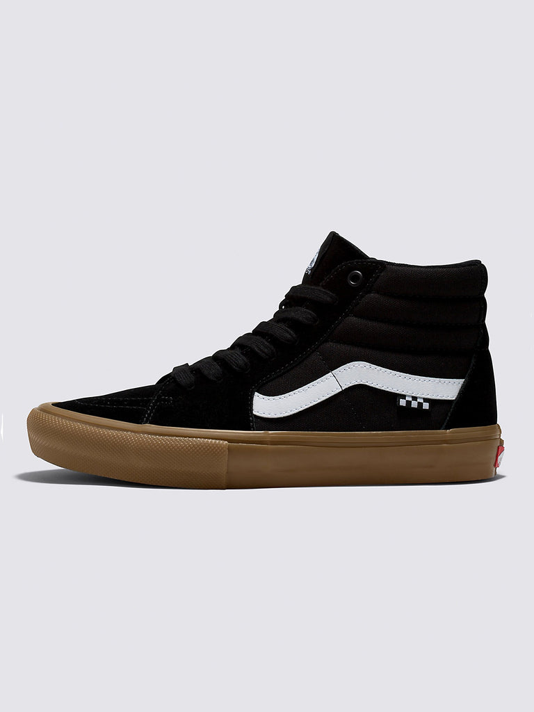 Vans Skate Sk8-Hi Black/Gum Shoes EMPIRE