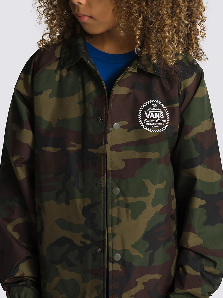 Vans coach best sale jacket camo