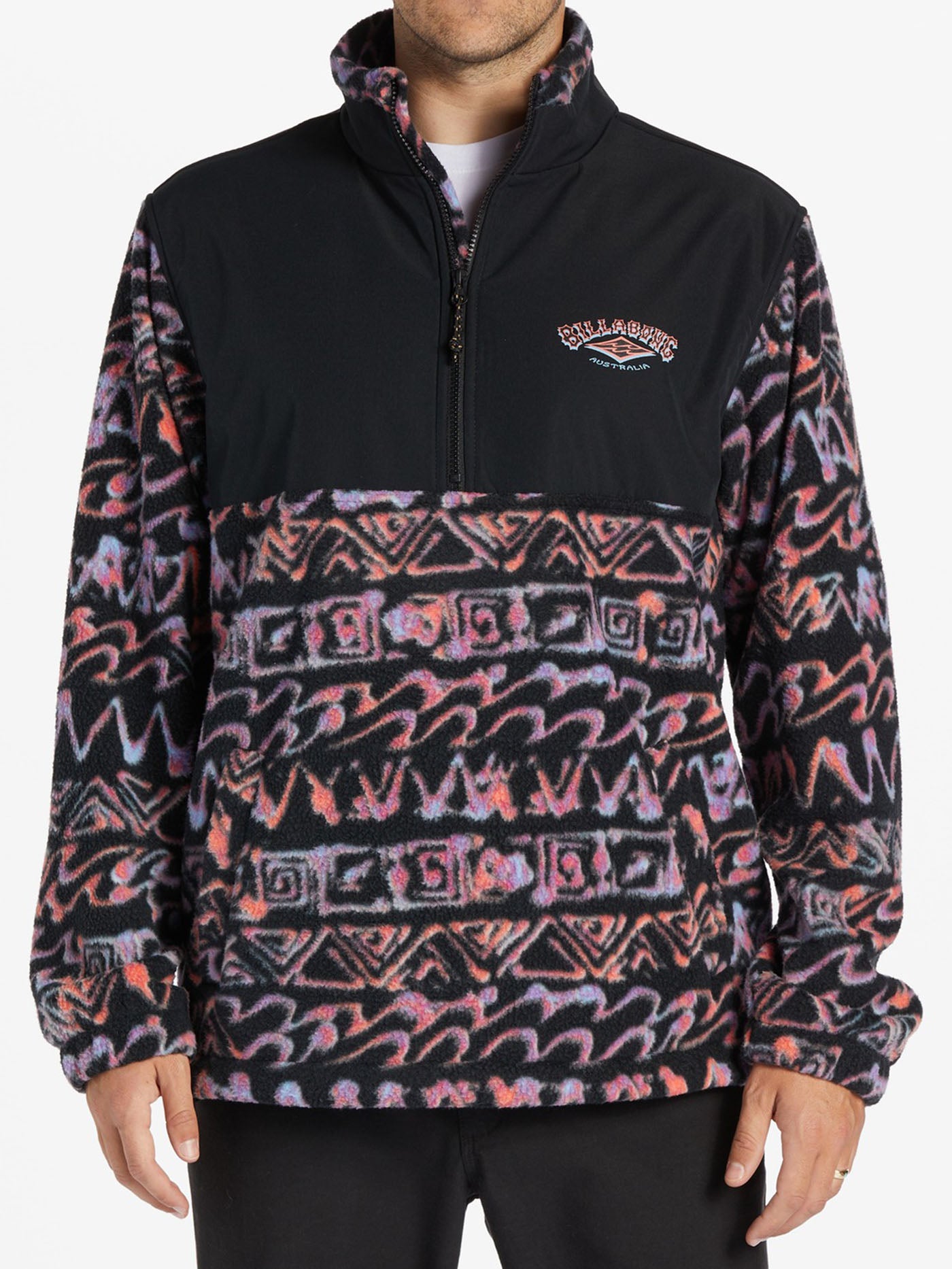 Billabong cozy down on sale polar fleece jacket