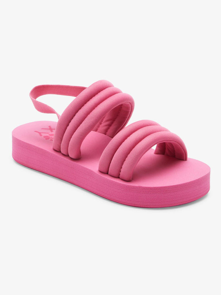 Roxy Porto Sandal - White / Pink / Multi - New