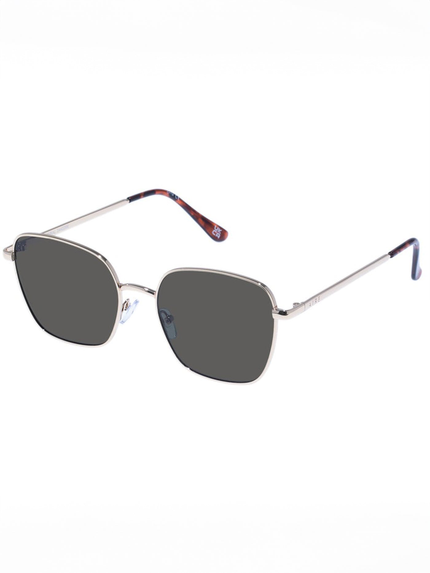 Aire Spiral Gold/Green Mono Sunglasses | EMPIRE display picture 1