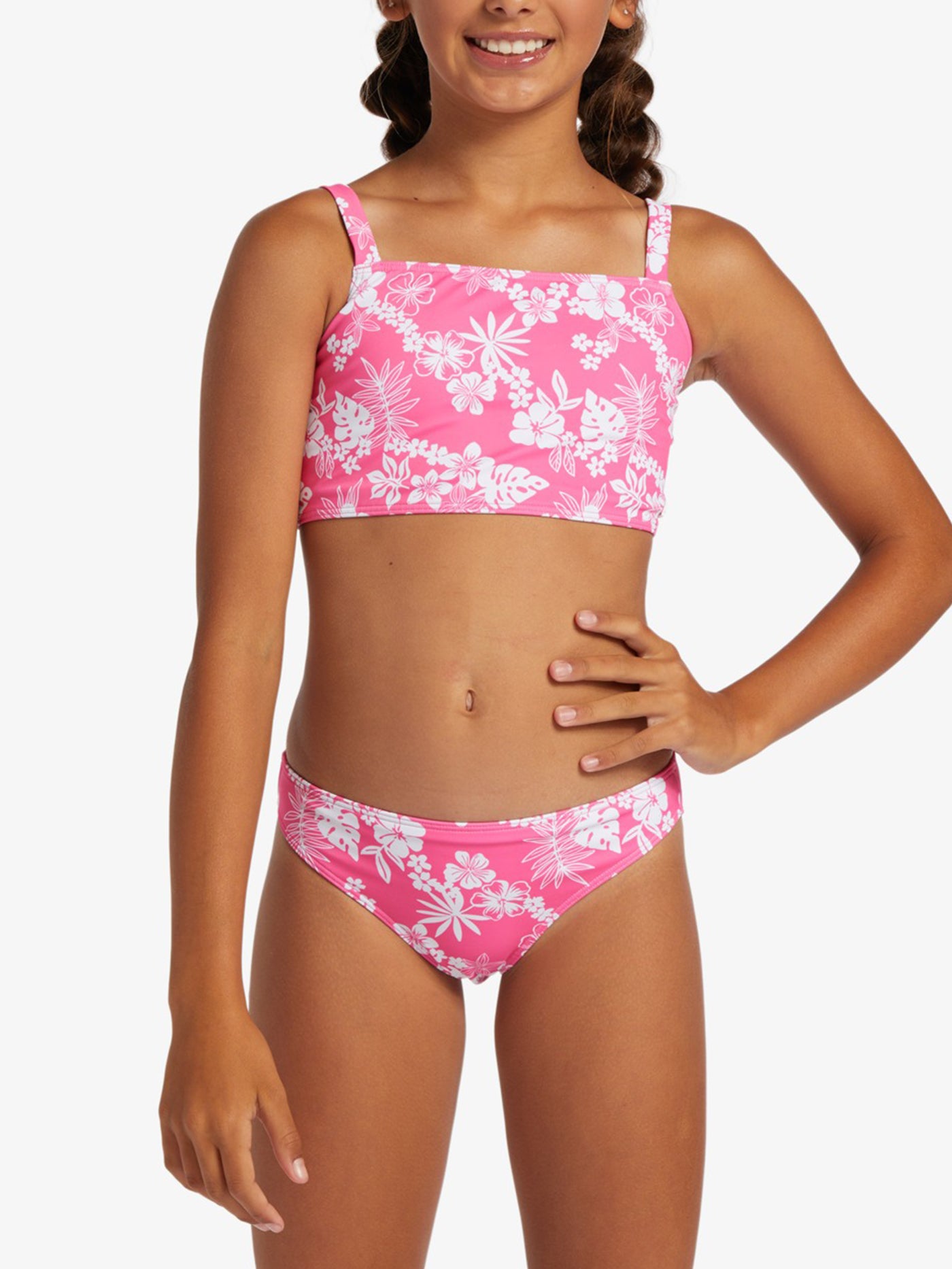 Girl's 2-7 Paradisiac Island Bralette Two Piece Bikini Set