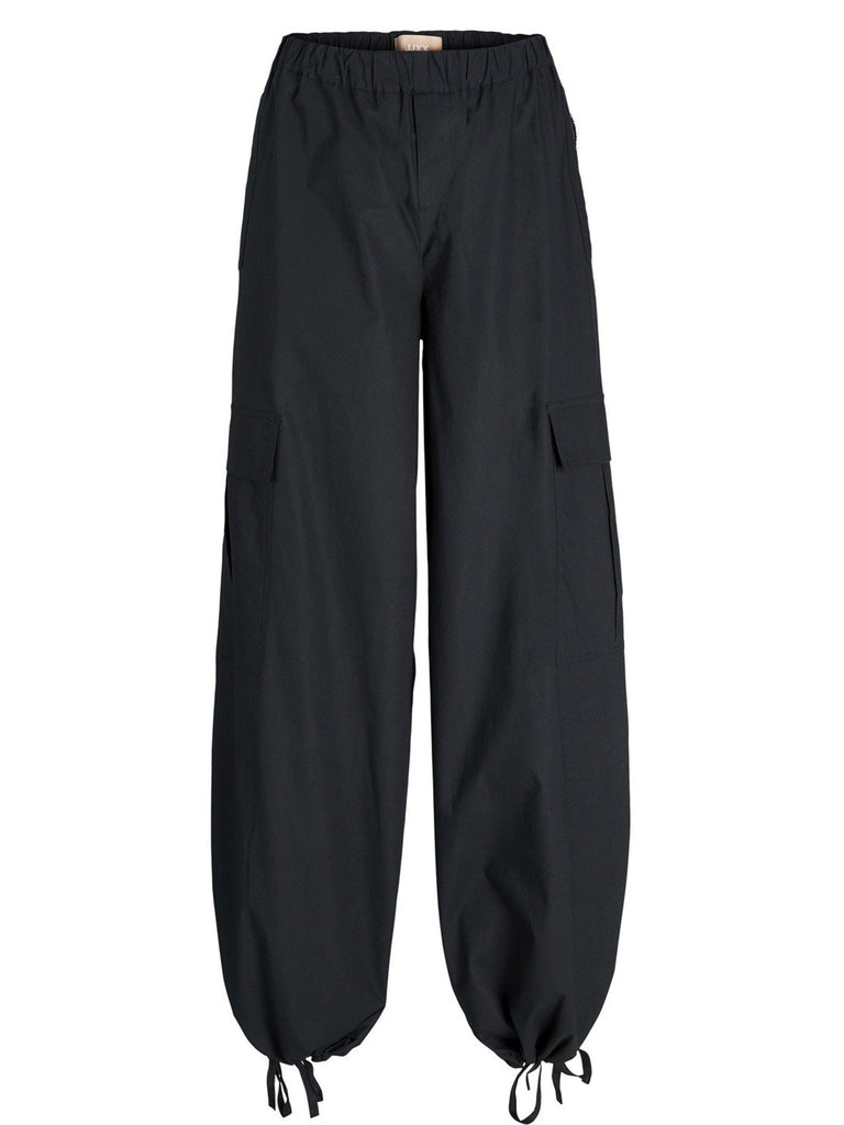 JJXX Mary high waisted tailored pants in dark gray