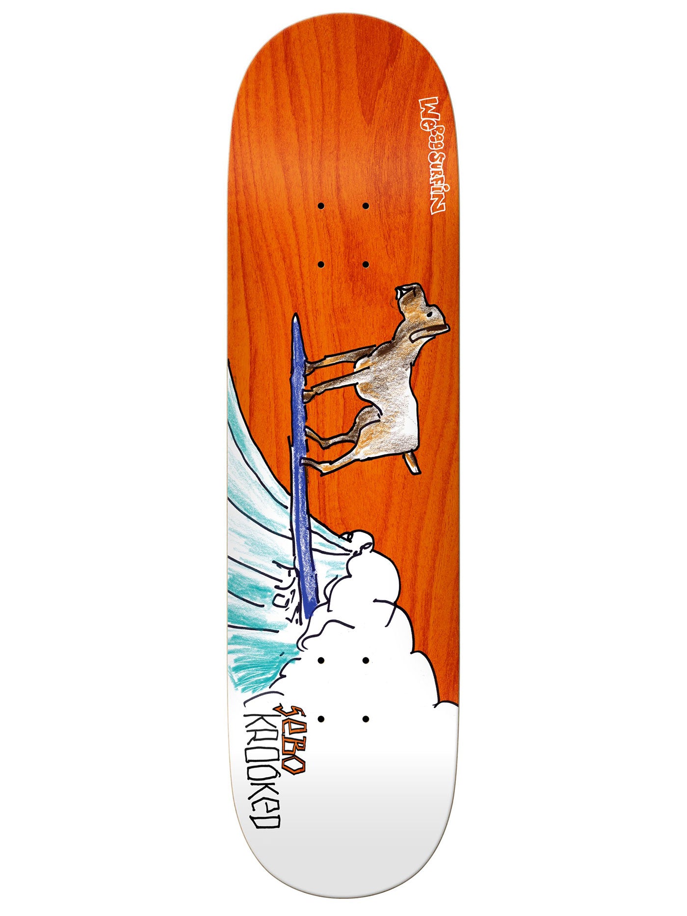 Krooked Sebo Surfin 8.12 Skateboard Deck | EMPIRE