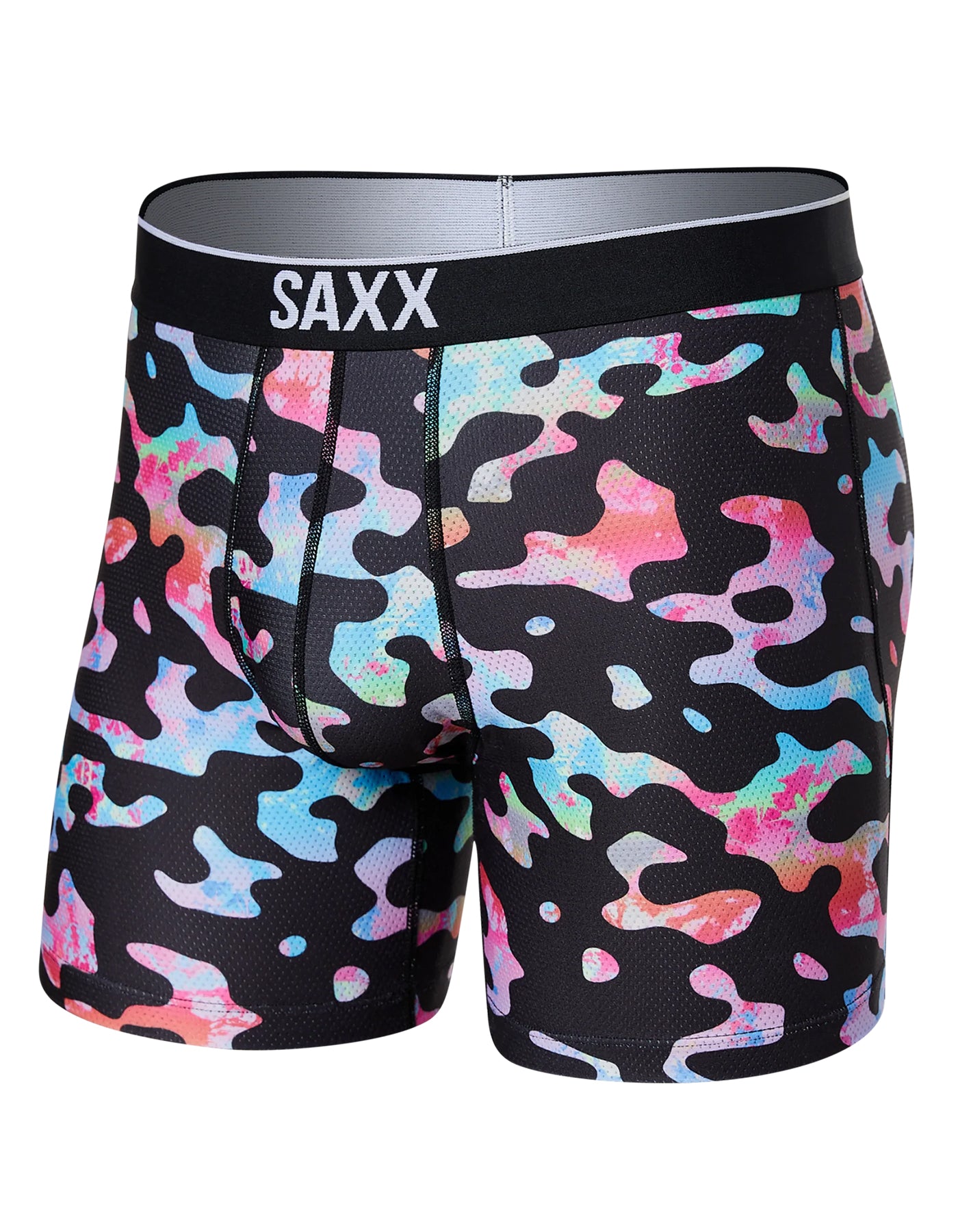 Saxx Volt Breathable Mesh Washed Out Camo Multi Boxer