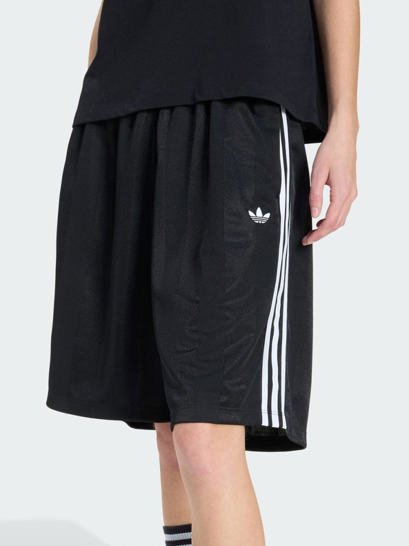 Adidas 3 Stripe Jaquard Black Jorts Shorts Spring 2026