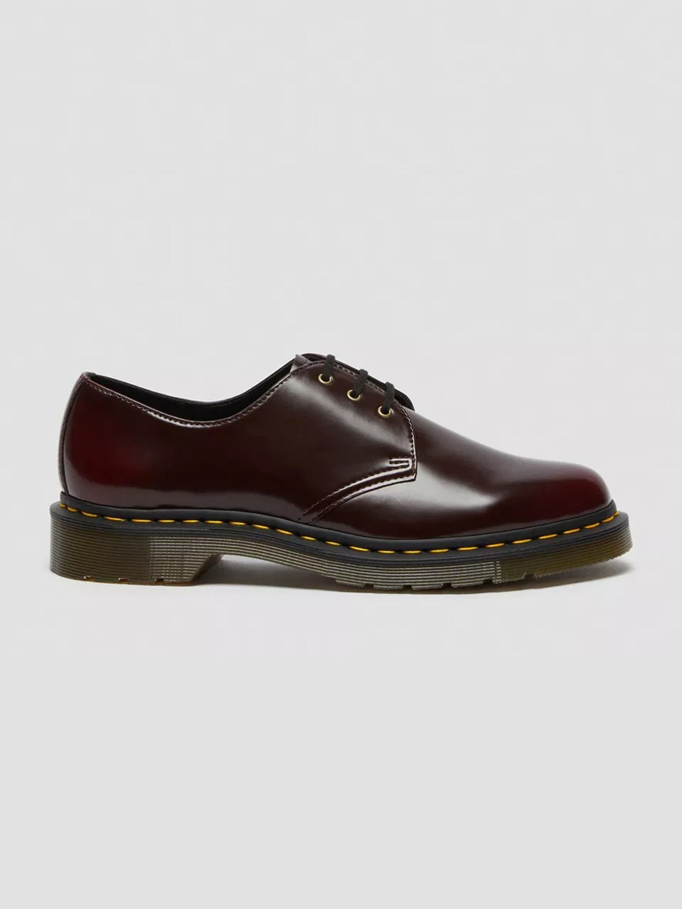 Martens Vegan 1461 Oxford Rub Off Cherry Red Shoes EMPIRE