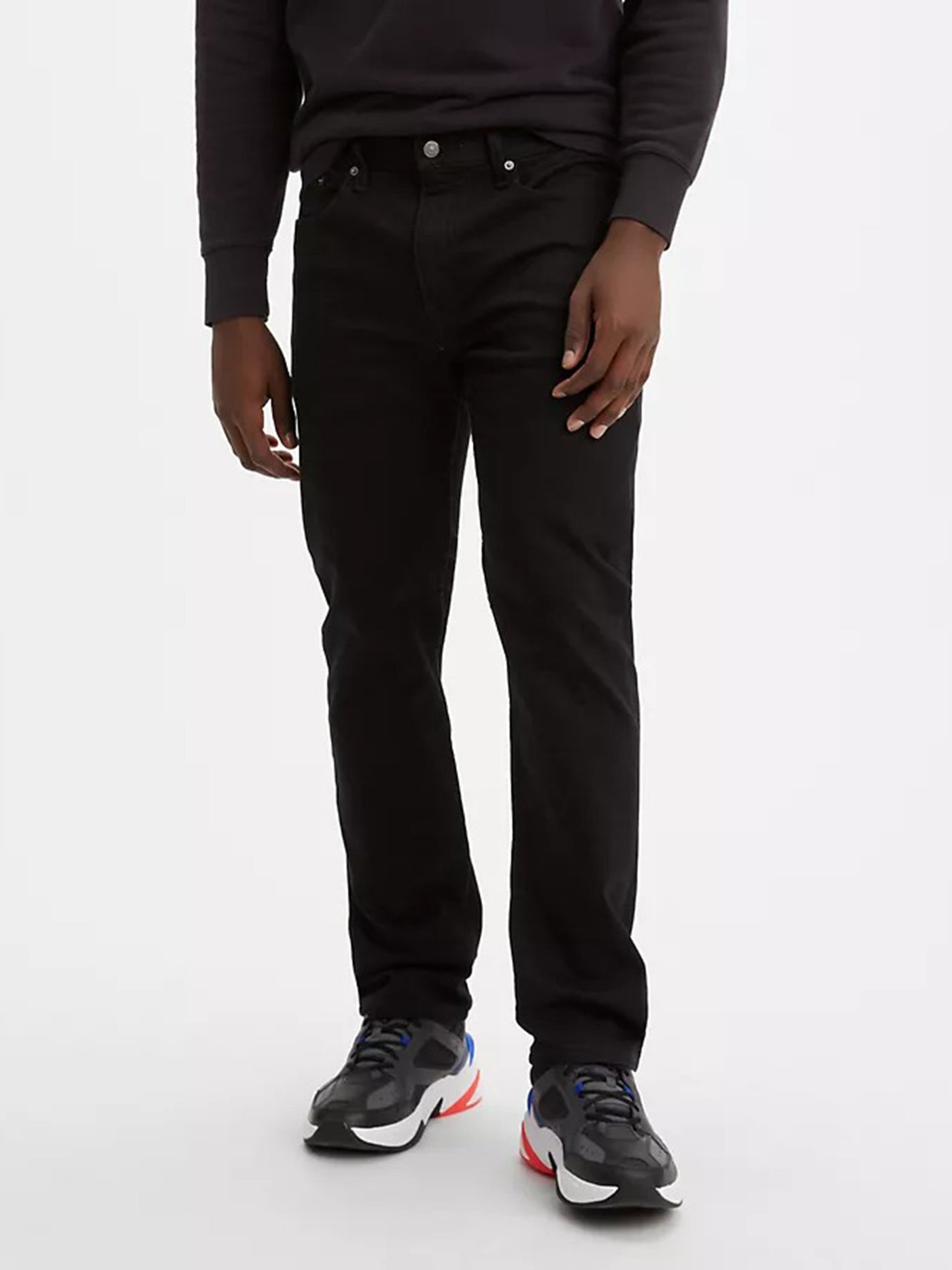 Levi's® 502™ TAPER - Jeans Tapered Fit - dark black/black denim 