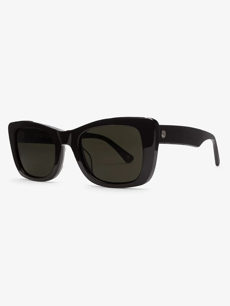 Portofino Gloss Black/Grey Polarized Sunglasses