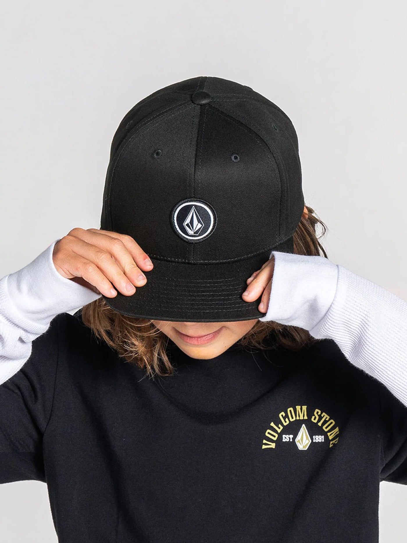 Volcom Quarter Twill Snapback Hat EMPIRE