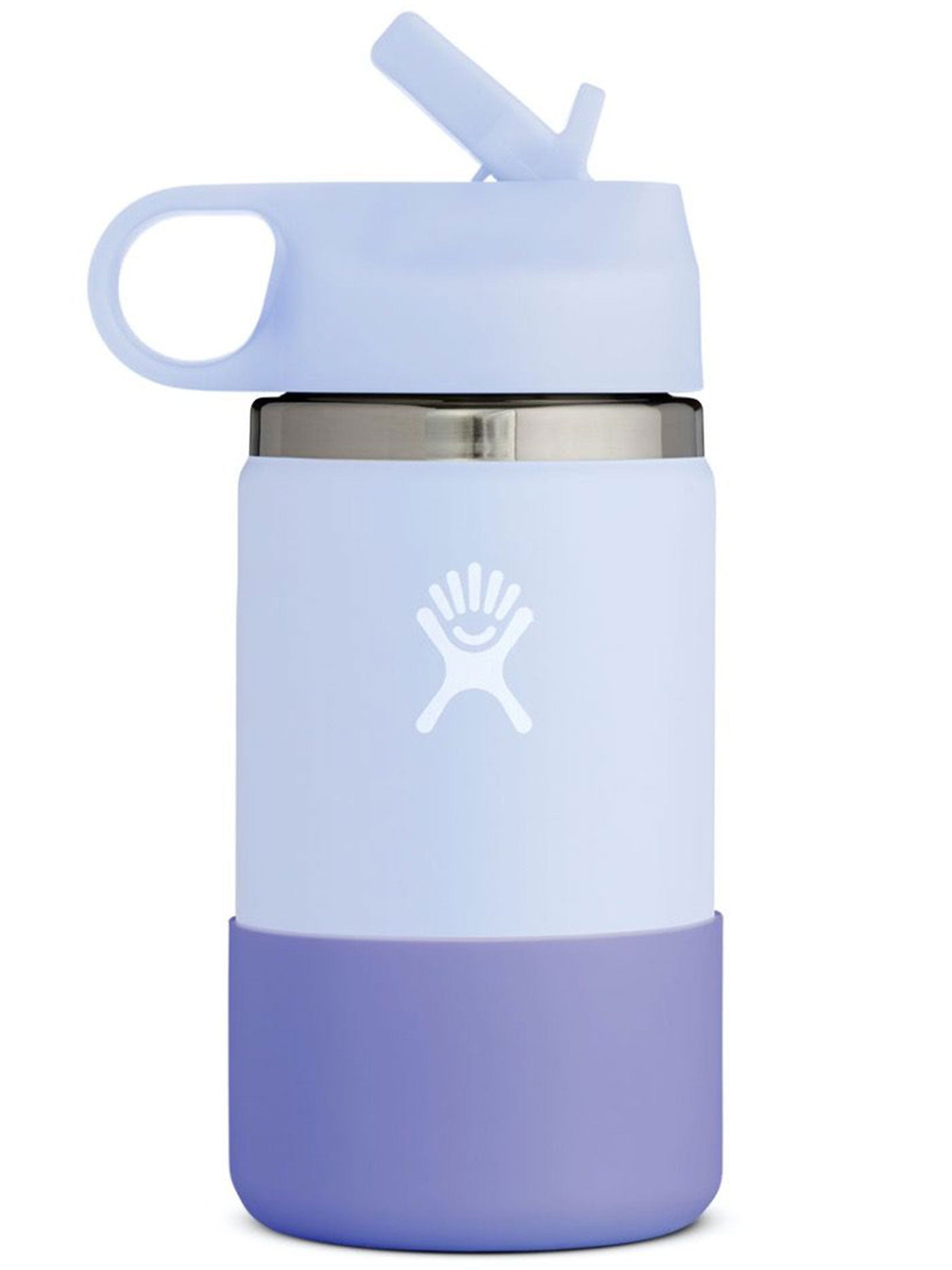 Hydro Flask Kids' Wide Mouth Bottle with Straw Lid & Boot - Wisteria - 20 oz