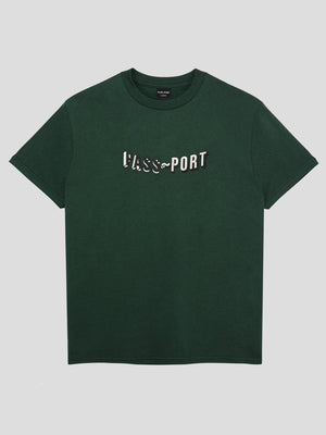 Pass Port Sunken Logo Embroidery T-Shirt Spring 2024