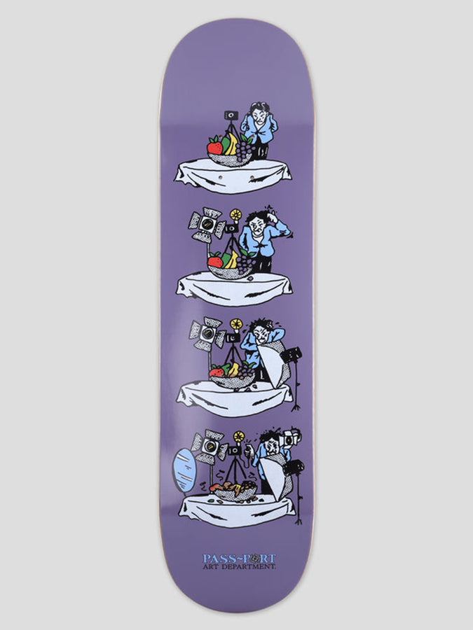 Pass Port Art Dept. Series Set Dress 8.5’’ Skateboard Deck | PURPLE