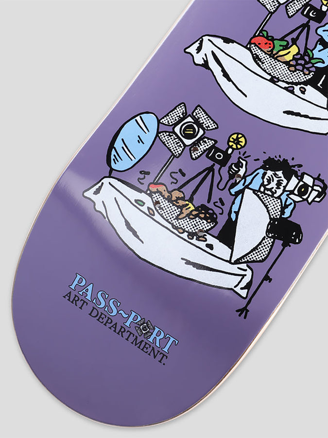 Pass Port Art Dept. Series Set Dress 8.5’’ Skateboard Deck | PURPLE