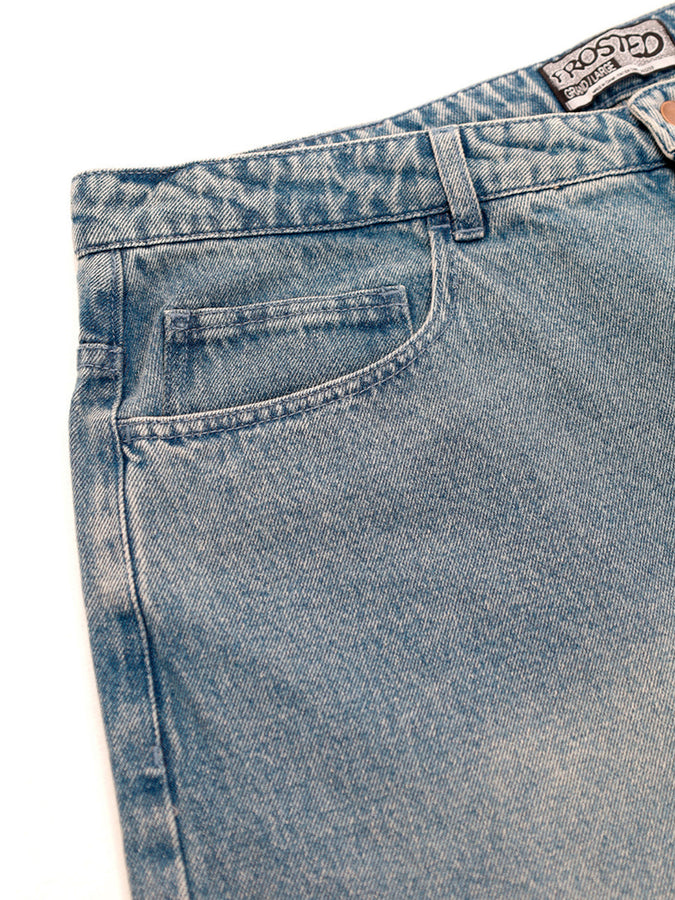 Frosted Wavy Jeans Fall 2025 | OL DIRTY BLUE