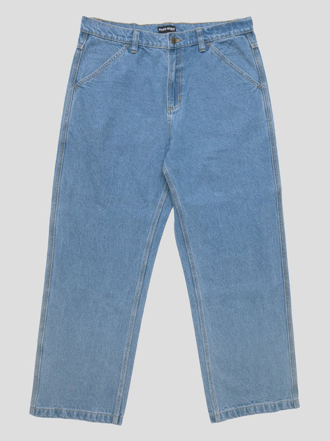 Pass Port Workers Club Jeans Spring 2024 | WASHED LIGHT INDIGO