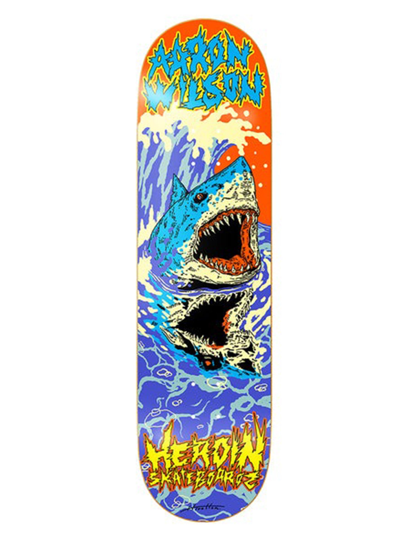 Heroin Dead Reflections Aaron Wilson Skateboard Deck