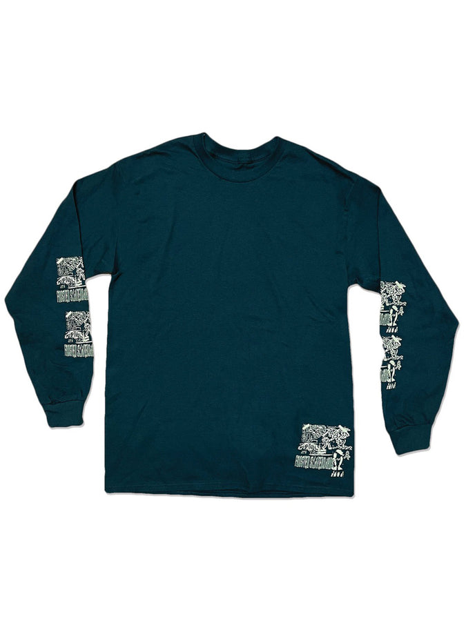 Frosted Electrik Shock Long Sleeve T-Shirt Summer 2024 | FOREST GREEN