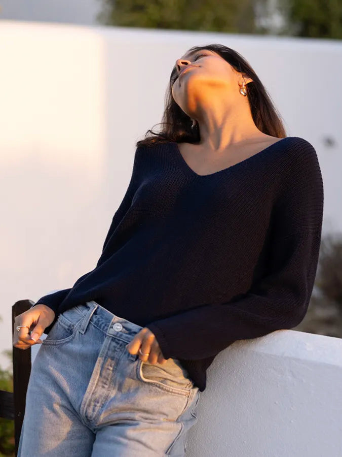 Gentle Fawn Tucker Sweater Spring 2026 | NAVY