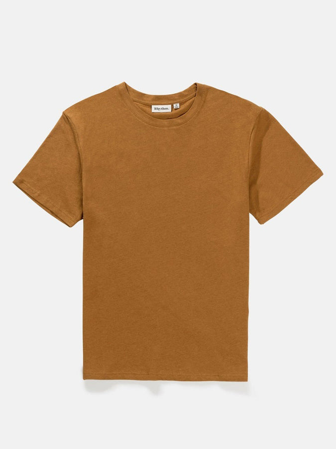 Rhythm Linen T-Shirt Spring 2024 | TOBACCO