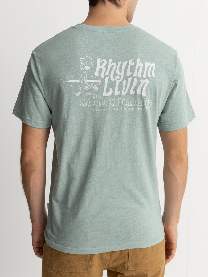 Rhythm Livin Slub T-Shirt Spring 2024 | SEAFOAM