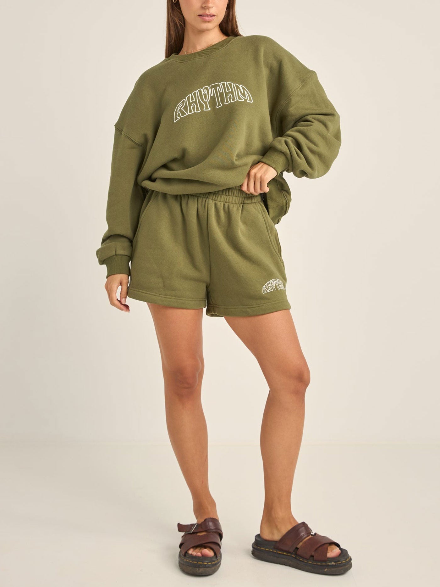 Rhythm College Crewneck Sweater Spring 2025