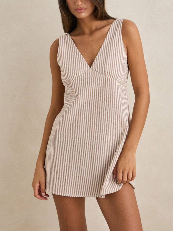 Rhythm Valley Stripe Dress Spring 2026 | TAN
