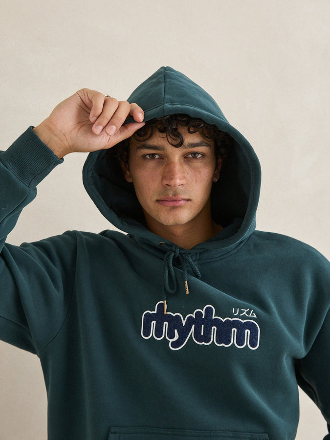 Rhythm Applique Hoodie Spring 2026 | DARK PINE