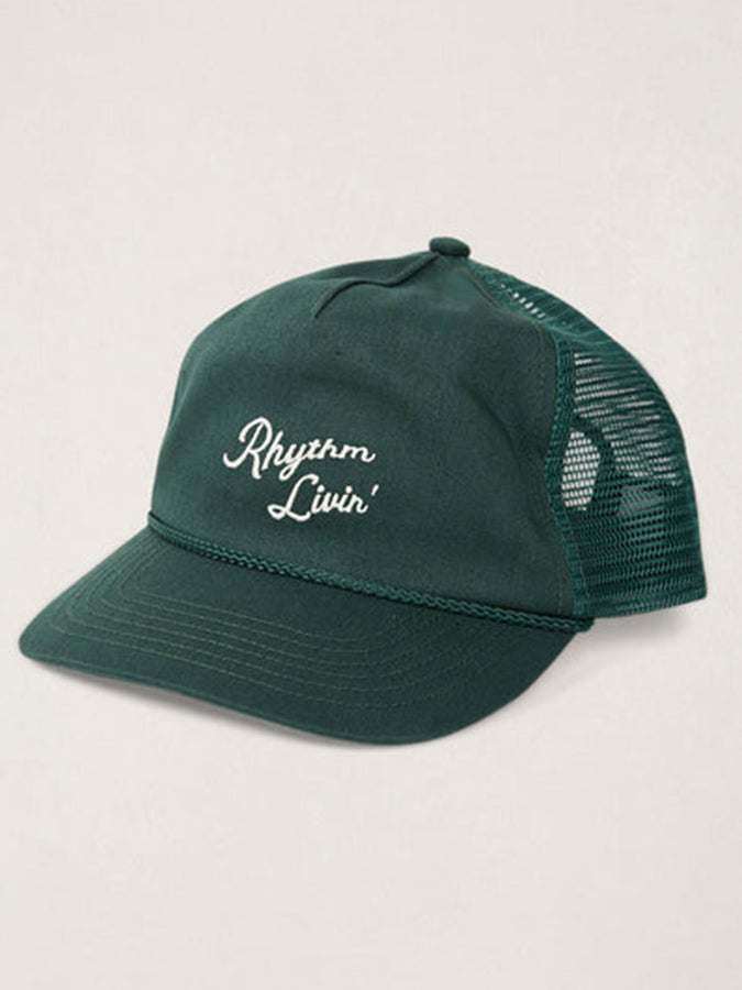 Rhythm Script Trucker Hat | GREEN