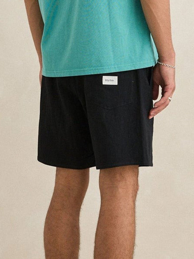 Rhythm Textured Linen Jam Shorts Spring 2026 |  BLACK