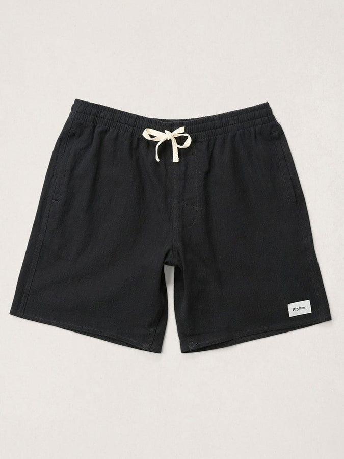 Rhythm Textured Linen Jam Shorts Spring 2026 |  BLACK