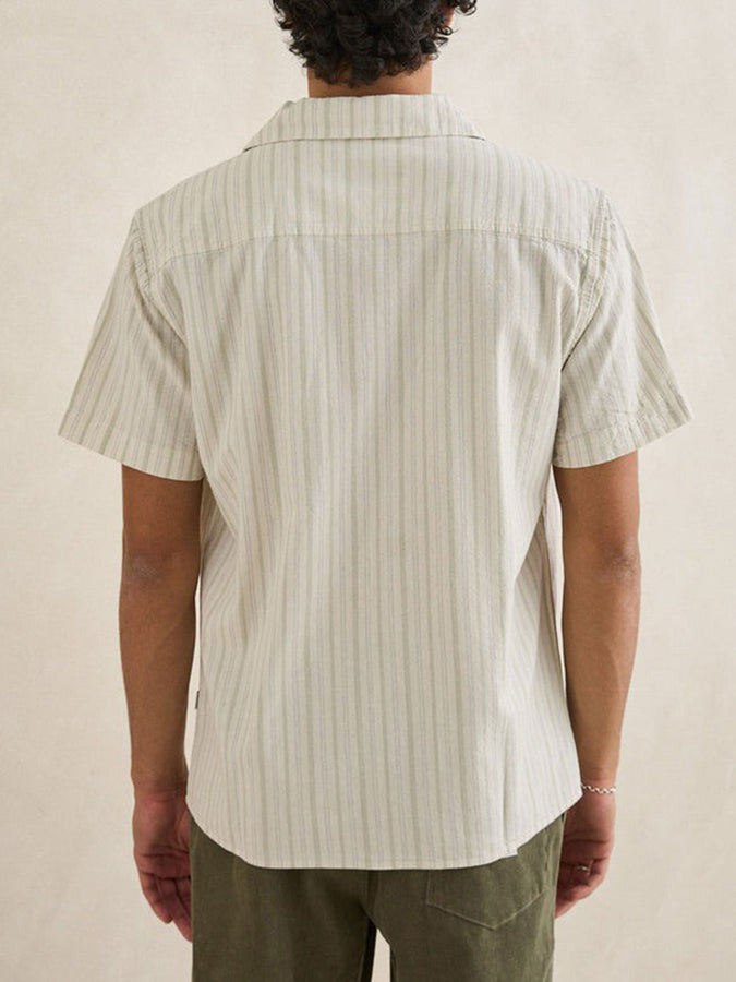 Rhythm Vacation Stripe S/S Buttondown Shirt Spring 2026 | NATURAL